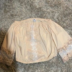 Off the shoulder top